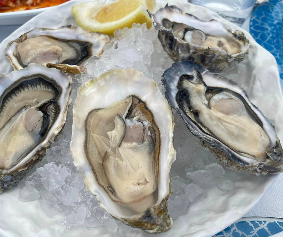 The best seafood restaurant in Capri? Da Gemma, where oysters and champagne celebrate the sea